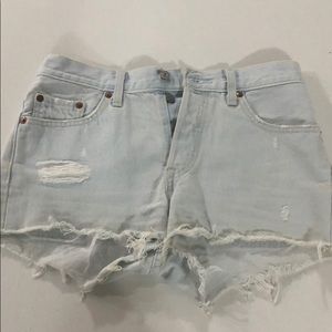 Levi’s high rise shorts